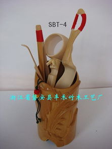 竹韻清雅 磐安縣豐禾竹木工藝廠竹制套裝茶具賞析